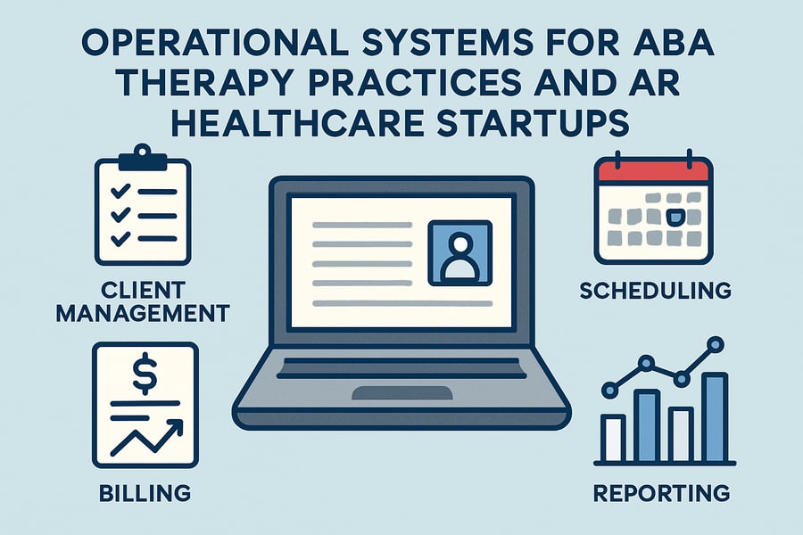 Operational systems for ABA therapy practices and healthcare startups